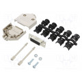 L17DTPK-M-15+L77SDA15S; D-Sub; PIN: 15; female; straight; soldering; for cable; gold flash; AMPHENOL L17DTPK-M-15+L77SDA15S; D-Sub; PIN: 15; female; straight; soldering; for cable; gold flash; AMPHENOL