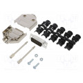L17DTPK-M-15+L717SDA15P; D-Sub; PIN: 15; male; straight; soldering; for cable; gold flash; AMPHENOL L17DTPK-M-15+L717SDA15P; D-Sub; PIN: 15; male; straight; soldering; for cable; gold flash; AMPHENOL
