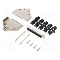L17DTPK-M-37+L717HDC62P; D-Sub HD; PIN: 62; male; straight; soldering; for cable; gold flash; AMPHENOL L17DTPK-M-37+L717HDC62P; D-Sub HD; PIN: 62; male; straight; soldering; for cable; gold flash; AMPHENOL