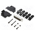 L17DTPK-P-25+L717DB25PST; D-Sub; PIN: 25; male; straight; screw terminal; for cable; UNC4-40; AMPHENOL L17DTPK-P-25+L717DB25PST; D-Sub; PIN: 25; male; straight; screw terminal; for cable; UNC4-40; AMPHENOL