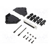 L17DTPK-P-37+L77SDC37S; D-Sub; PIN: 37; female; straight; soldering; for cable; gold flash; AMPHENOL