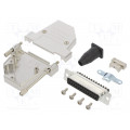 L17DTSL25-RG-LJS-S+L77DB25SST; D-Sub; PIN: 25; female; angled 45°; screw terminal; for cable; AMPHENOL L17DTSL25-RG-LJS-S+L77DB25SST; D-Sub; PIN: 25; female; angled 45°; screw terminal; for cable; AMPHENOL