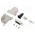 L17DTSL15-RG-LJS-S+L77HDA26S; D-Sub HD; PIN: 26; female; angled 45°; soldering; for cable; 11.5mm; AMPHENOL L17DTSL15-RG-LJS-S+L77HDA26S; D-Sub HD; PIN: 26; female; angled 45°; soldering; for cable; 11.5mm; AMPHENOL