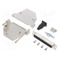 L17DTSL37-RG-LJS-S+L77HDC62S; D-Sub HD; PIN: 62; female; angled 45°; soldering; for cable; 11.5mm; AMPHENOL L17DTSL37-RG-LJS-S+L77HDC62S; D-Sub HD; PIN: 62; female; angled 45°; soldering; for cable; 11.5mm; AMPHENOL