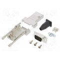 L17DTSL09-RG-LJS-T+L717SDE09P; D-Sub; PIN: 9; male; straight; soldering; for cable; gold flash; AMPHENOL L17DTSL09-RG-LJS-T+L717SDE09P; D-Sub; PIN: 9; male; straight; soldering; for cable; gold flash; AMPHENOL