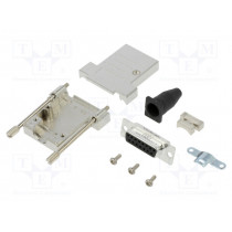 L17DTSL15-RG-LJS-T+L77SDA15S; D-Sub; PIN: 15; female; straight; soldering; for cable; gold flash; AMPHENOL