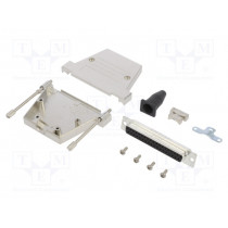 L17DTSL37-RG-LJS-T+L77SDC37S; D-Sub; PIN: 37; female; straight; soldering; for cable; gold flash; AMPHENOL