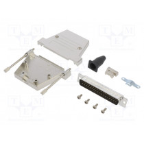 L17DTSL37-RG-LJS-T+L717SDC37P; D-Sub; PIN: 37; male; straight; soldering; for cable; gold flash; AMPHENOL