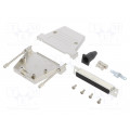 L17DTSL37-RG-LJS-T+L77HDC62S; D-Sub HD; PIN: 62; female; straight; soldering; for cable; UNC4-40; AMPHENOL L17DTSL37-RG-LJS-T+L77HDC62S; D-Sub HD; PIN: 62; female; straight; soldering; for cable; UNC4-40; AMPHENOL