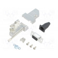 6355-0043-11; D-Sub; PIN: 15; plug; female; angled 45°; soldering; for cable; ENCITECH