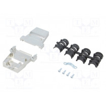 DTXL25-SJS-T-K; Enclosure: for D-Sub connectors; D-Sub 25pin,D-Sub HD 44pin; ENCITECH