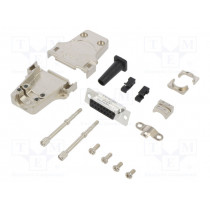 L17DTZF15-LJS-RG+L77SDA15S; D-Sub; PIN: 15; female; straight; soldering; for cable; gold flash; AMPHENOL