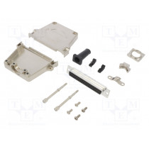 L17DTZF37-LJS-RG+L77SDC37S; D-Sub; PIN: 37; female; straight; soldering; for cable; gold flash; AMPHENOL