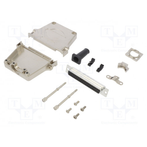 L17DTZF37-LJS-RG+L77SDC37S; D-Sub; PIN: 37; female; straight; soldering; for cable; gold flash; AMPHENOL