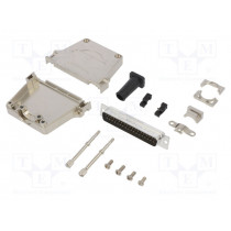 L17DTZF37-LJS-RG+L717SDC37P; D-Sub; PIN: 37; male; straight; soldering; for cable; gold flash; AMPHENOL