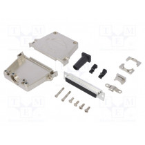 L17DTZF37-RG+L77HDC62S; D-Sub HD; PIN: 62; female; straight; soldering; for cable; UNC4-40; AMPHENOL