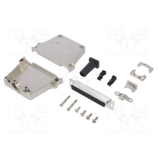 L17DTZF37-RG+L77HDC62S; D-Sub HD; PIN: 62; female; straight; soldering; for cable; UNC4-40; AMPHENOL