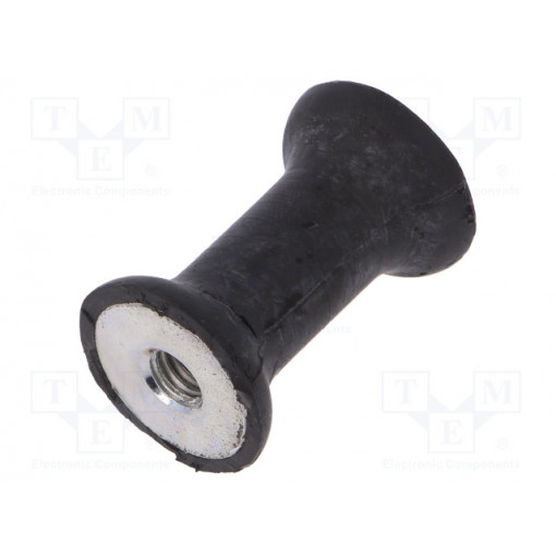 DVC.3-20-14-30-M6-40; Vibration damper; M6; Ø: 20mm; rubber; L: 30mm; H: 6mm; 383N; 51N/mm; ELESA+GANTER