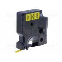 43618; Tape; Width: 6mm; Colour: yellow; Character colour: black; L: 7m; DYMO