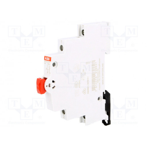 2CCA703151R0001; Module: pushbutton switch; 250VAC; 16A; DIN; 9mm; monostable; ABB 2CCA703151R0001; Module: pushbutton switch; 250VAC; 16A; DIN; 9mm; monostable; ABB