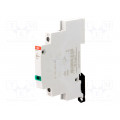 2CCA703402R0001; LED indicator; 115÷250VAC; DIN; 9mm; Colour: green; ABB