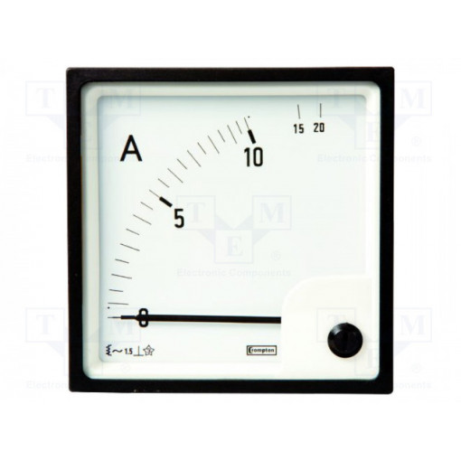 039-70252-0000-0-5/10A-0-2,5/5KA; Meter: mounting; on panel; analogue; I AC: 0/2,5÷5kA; True RMS; CROMPTON - TE CONNECTIVITY 039-70252-0000-0-5/10A-0-2,5/5KA; Meter: mounting; on panel; analogue; I AC: 0/2,5÷5kA; True RMS; CROMPTON - TE CONNECTIVITY
