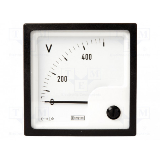 039-90217-0120-120V-0-24KV; Meter: mounting; on panel; analogue; VAC: 0÷24kV; True RMS; 96x96mm; CROMPTON - TE CONNECTIVITY