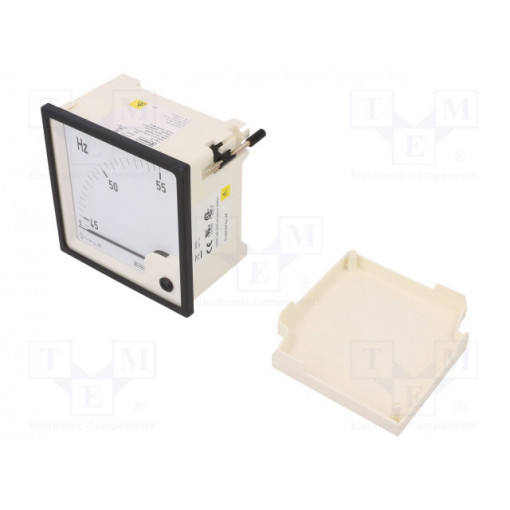 039-94162-0250-200-250V-45-50-55HZ; Meter: mounting; on panel; analogue; 96x96mm; 45÷55Hz; Class: 0,5; CROMPTON - TE CONNECTIVITY 039-94162-0250-200-250V-45-50-55HZ; Meter: mounting; on panel; analogue; 96x96mm; 45÷55Hz; Class: 0,5; CROMPTON - TE CONNECTIVITY