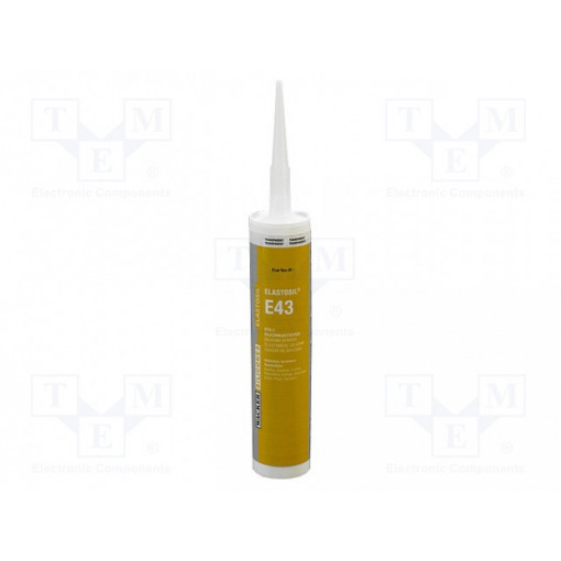 ELASTOSIL E43 310ML; Silicone rubber; transparent; 0.31l; ELASTOSIL E43; 15min; WACKER ELASTOSIL E43 310ML; Silicone rubber; transparent; 0.31l; ELASTOSIL E43; 15min; WACKER