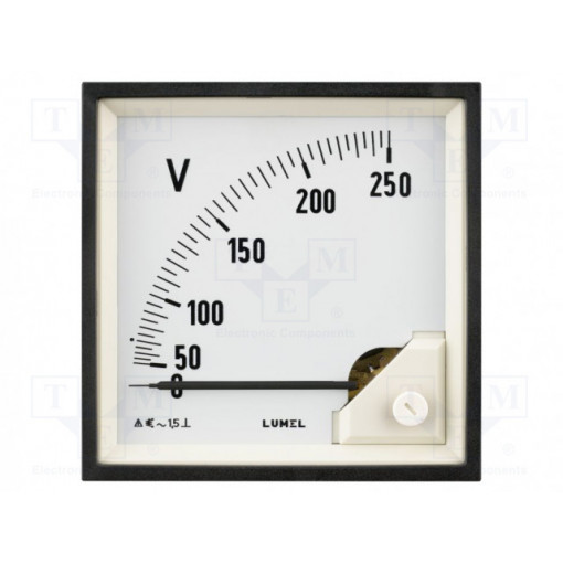 EA19N E42200000000; Meter: mounting; on panel; analogue; I AC: 0÷500A; True RMS; 270g; LUMEL EA19N E42200000000; Meter: mounting; on panel; analogue; I AC: 0÷500A; True RMS; 270g; LUMEL