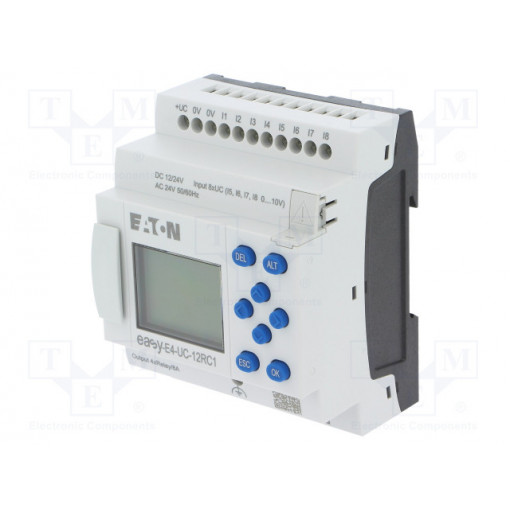 EASY-E4-UC-12RC1; Programmable relay; OUT1: 8A; IN: 8; Anal.in: 4; Analog.outputs: 0; EATON ELECTRIC
