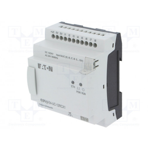 EASY-E4-UC-12RCX1; Programmable relay; OUT1: 8A; IN: 8; Anal.in: 4; Analog.outputs: 0; EATON ELECTRIC