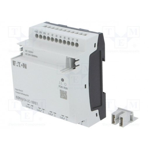 EASY-E4-UC-16RE1; Module: extension; IN: 8; OUT: 8; OUT 1: relay; OUT 1: 5A; easyE4; EATON ELECTRIC