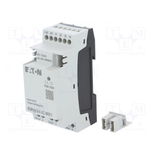 EASY-E4-UC-8RE1; Module: extension; IN: 4; OUT: 4; OUT 1: relay; OUT 1: 5A; easyE4; EATON ELECTRIC