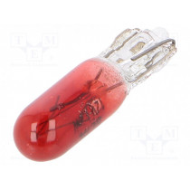 EB0310TB; Filament lamp: automotive; W2x4.6d; red; 12V; 1.2W; VISIONPRO; T5; ELTA EB0310TB; Filament lamp: automotive; W2x4.6d; red; 12V; 1.2W; VISIONPRO; T5; ELTA