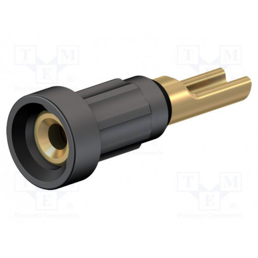 23.1010-21; Socket 1mm; black; 20A; Mounting: soldered; Type: insulated; 11.2mm; STÄUBLI 23.1010-21; Socket 1mm; black; 20A; Mounting: soldered; Type: insulated; 11.2mm; STÄUBLI