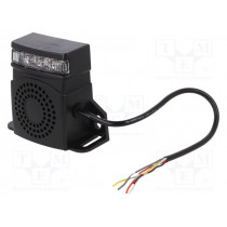 EB8027; Warning lamp; 1/3W; -30÷60°C; IP67; Light source: 3x LED; 10÷80VDC; ELTA