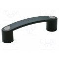 260256-C3; Handle; Mat: technopolymer (PA); black; H: 42mm; L: 159mm; grey; ELESA+GANTER
