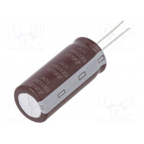ED1A103MNN1840; Capacitor: electrolytic; low impedance; THT; 10000uF; 10VDC; ±20%; Elite ED1A103MNN1840; Capacitor: electrolytic; low impedance; THT; 10000uF; 10VDC; ±20%; Elite