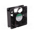 EE80251S3-1000U-999; Fan: DC; axial; 12VDC; 80x80x25mm; 55.77m3/h; 28dBA; slide bearing; SUNON