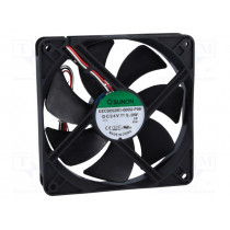 EEC0252B1-000U-F99; Fan: DC; axial; 24VDC; 120x120x25mm; 183.8m3/h; 44.5dBA; Out: R type; SUNON
