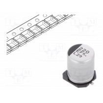EEEFK1E221P; Capacitor: electrolytic; low impedance; SMD; 220uF; 25VDC; ±20%; PANASONIC