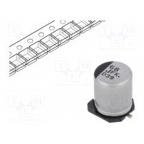 EEEFK1J680UP; Capacitor: electrolytic; low impedance; SMD; 68uF; 63VDC; ±20%; PANASONIC