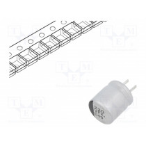 EEEFK1V221AP; Capacitor: electrolytic; low impedance; SMD; 220uF; 35VDC; ±20%; PANASONIC