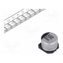 EEEFP1C221AP; Capacitor: electrolytic; low impedance; 220uF; 16VDC; Case: F; FP; PANASONIC