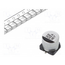 EEHZA1H220P; Capacitor: hybrid; 22uF; 50VDC; ESR: 80mΩ; ZA; SMD; ±20%; -55÷105°C; PANASONIC