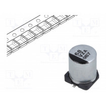 EEHZA1V680XP; Capacitor: hybrid; 68uF; 35VDC; ESR: 35mΩ; ZA; SMD; ±20%; -55÷105°C; PANASONIC