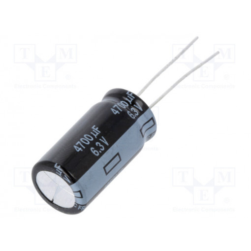 EEUFR0J472B; Capacitor: electrolytic; low impedance; THT; 4700uF; 6.3VDC; ±20%; PANASONIC