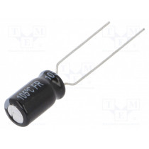 EEUFR1A221B; Capacitor: electrolytic; low impedance; THT; 220uF; 10VDC; ±20%; PANASONIC