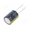 EEUFR1E222SB; Capacitor: electrolytic; low impedance; THT; 2200uF; 25VDC; ±20%; PANASONIC